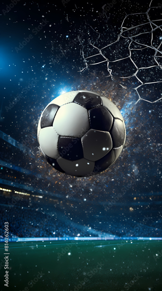 Naklejka premium Sport football illustration