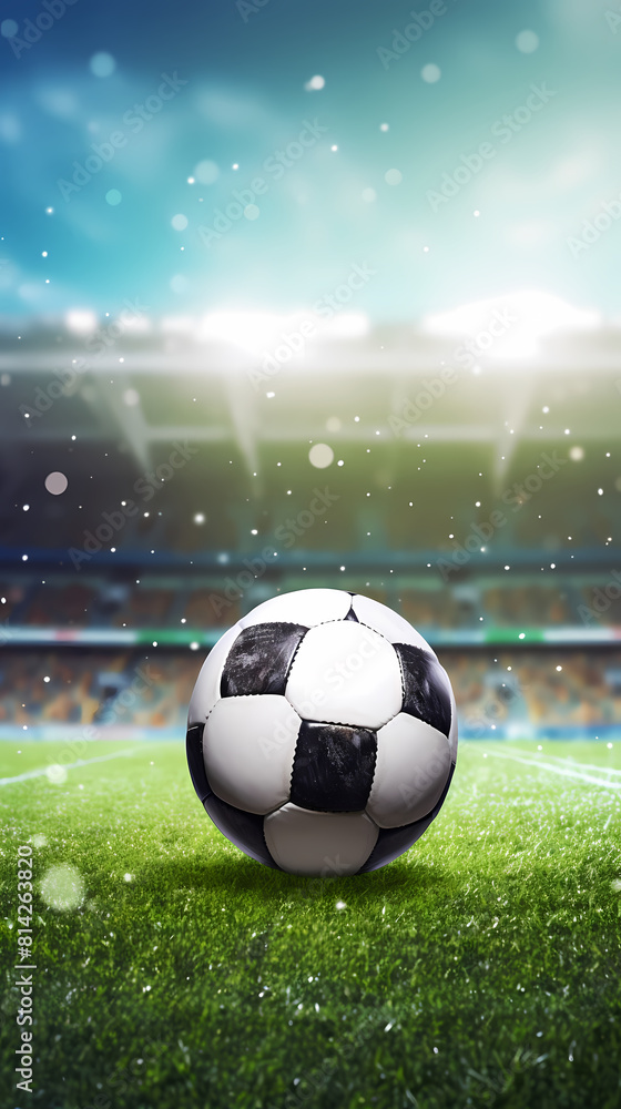 Naklejka premium Sport football illustration