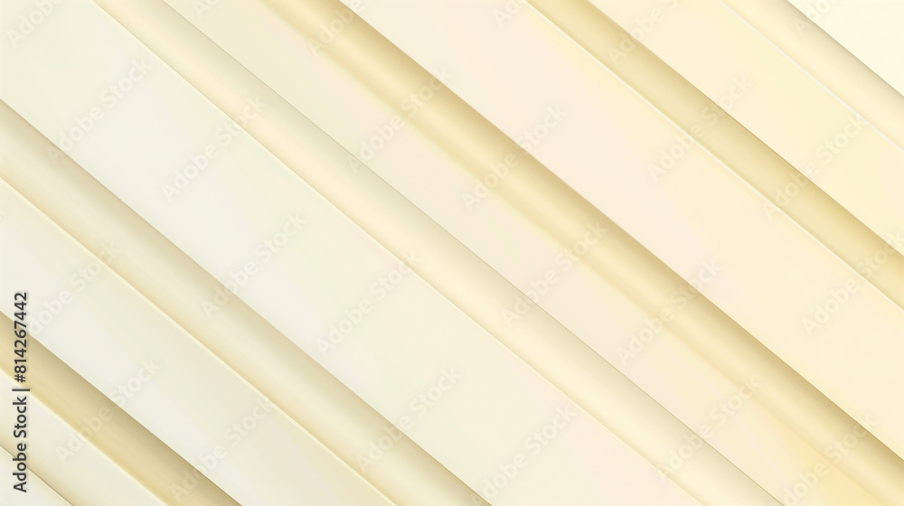Obraz premium Cream and White Diagonal Stripes, Soft, Minimalist Design
