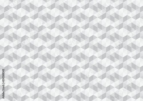 Abstract gray geometric shape design elements on white background, minimal style. Vector illustration