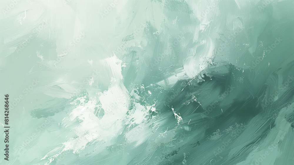 Turquoise and White Abstract Ocean Waves Turquoise and White Abstract Ocean Waves