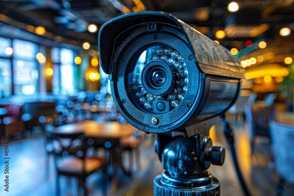 Cameras integrate network systems for security, supported by alarms and detection technology in video-monitored environments. Cameras integrate network systems for security, supported by alarms and detection technology in video-monitored environments.