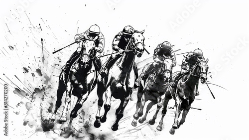 person riding a horse