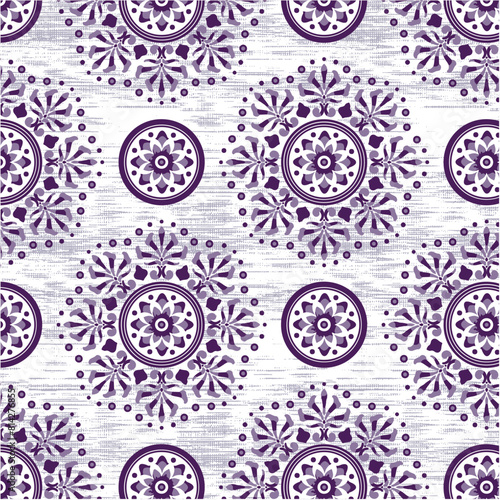 Decorative floral pattern rug and carpet motifs design