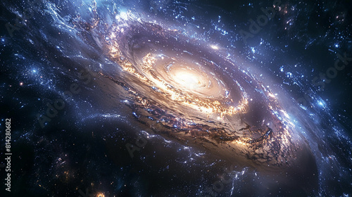 Celestial Composition of a Majestic Galaxy