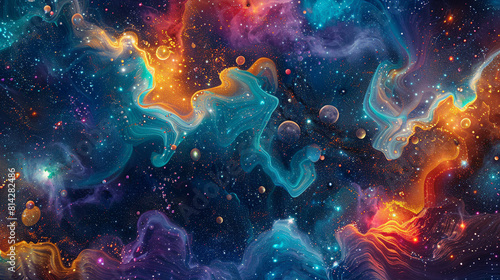 Wallpaper Mural Celestial Abstract Capturing Cosmic Wonders in Stunning Art – A Journey Through the Beauty of the Universe with Mesmerizing Space-Inspired Designs and Ethereal Cosmic Imagery Torontodigital.ca