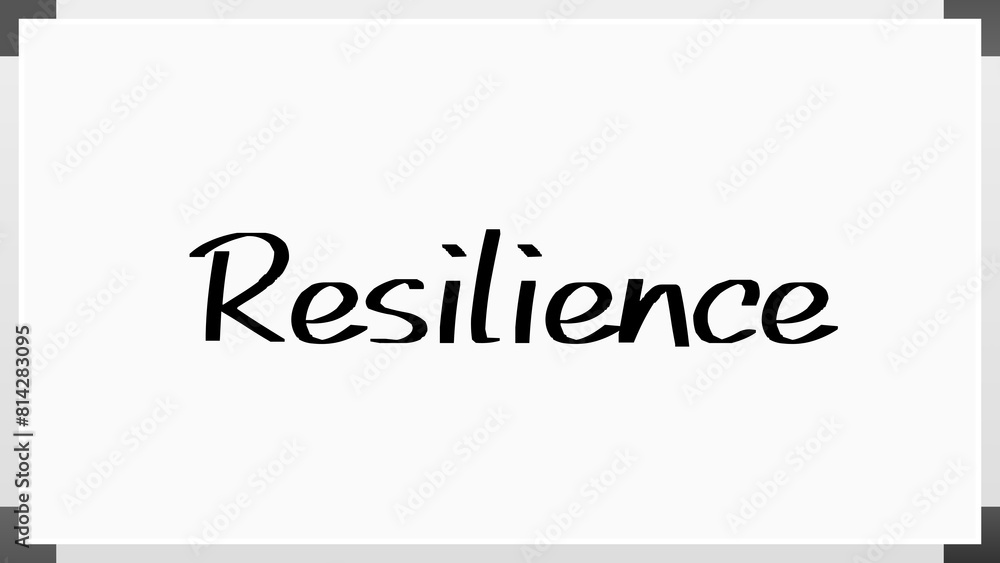 Resilience のホワイトボード風イラスト Resilience のホワイトボード風イラスト