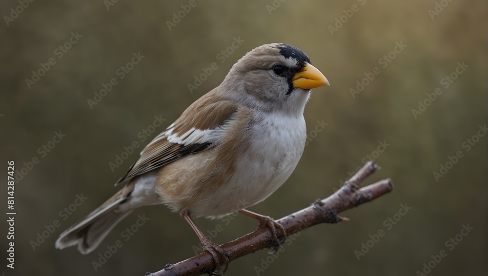 In a world of white, a lone finch flits gracefully, its golden feathers a beacon of warmth against the blank canvas ai_generated In a world of white, a lone finch flits gracefully, its golden feathers a beacon of warmth against the blank canvas ai_generated