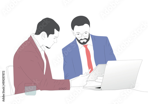 Office time With Staf and boss , Work Moment, Office Short Story