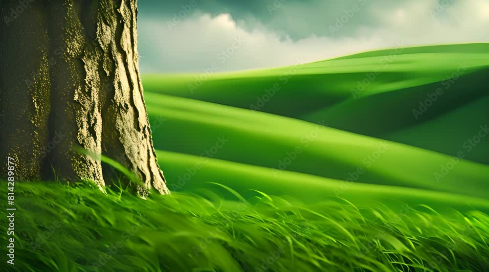 fond vert inspiré de la nature et de l'écologie