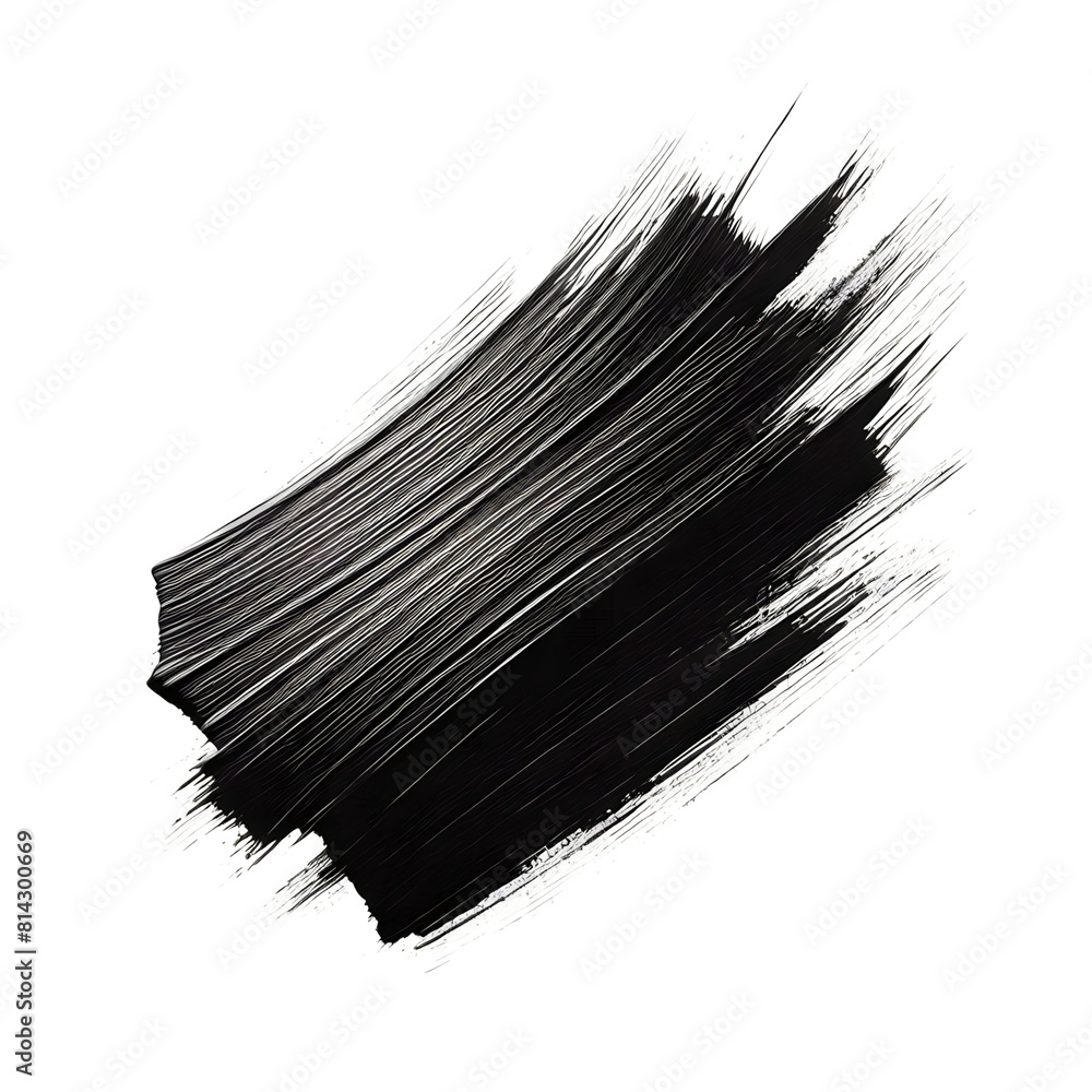 brush strokes on white, black ink stroke , oily strokes brush strokes on white, black ink stroke , oily strokes