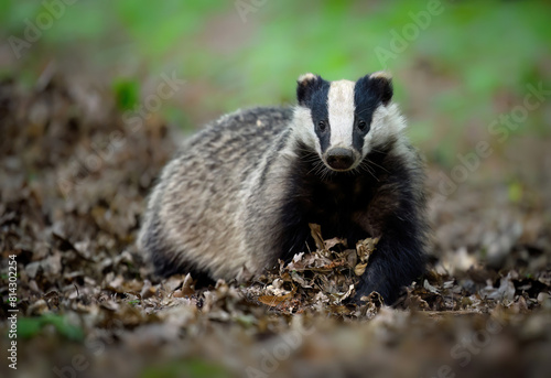 Badger close up ( Meles meles ) © Piotr Krzeslak