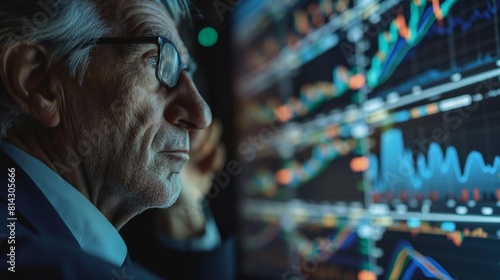 Concerned, Jerome Powell studied the charts on the screen.