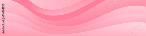 Create eye catching headers and promotional banners with the modern and dynamic abstract gradient wave banner in smooth pink