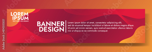 Make a statement with the captivating abstract gradient wave template. The red orange gradient waves bring a vibrant and dynamic look to headers, banners, and graphics