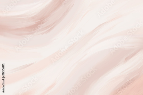 Abstract paint background in soft beige pink colors. Wavy brush stroke texture for creative design projects, posters, cards, packaging, prints, covers, social media posts, etc.