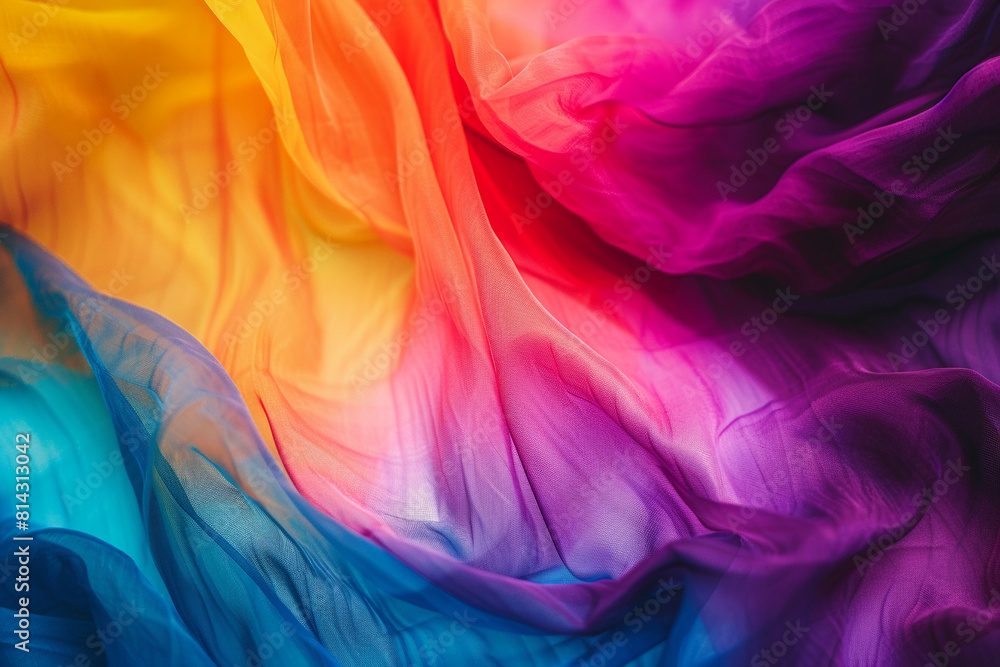 Explore the use of vibrant colors in the background design. How can we ...
