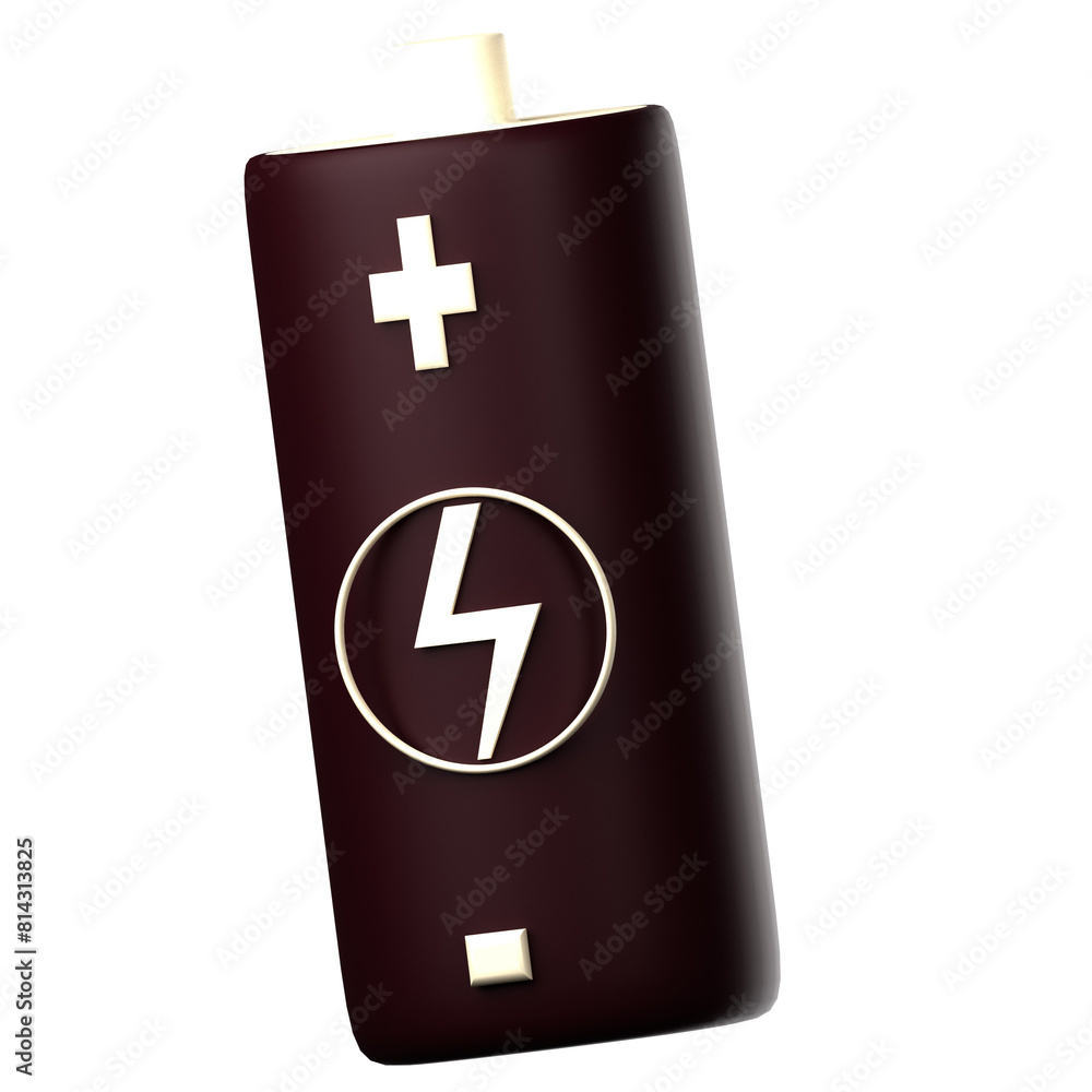 Obraz premium battery icon isolated on the white background