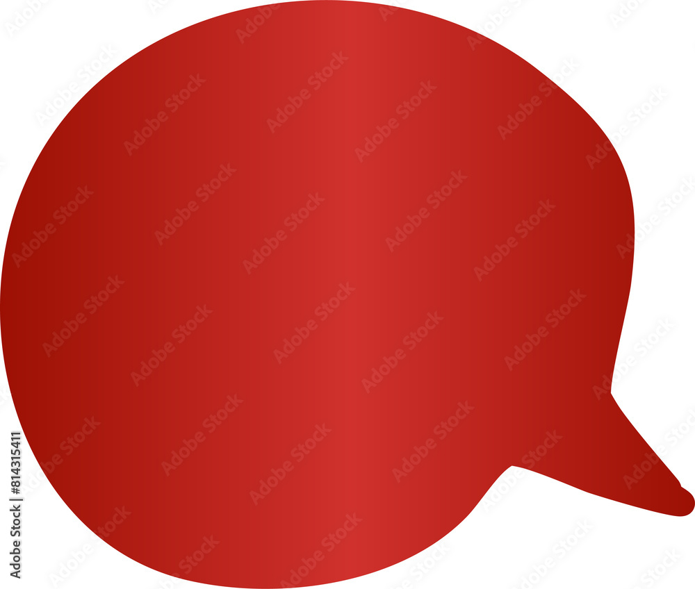 Speech bubbles red. Chat dialogue bubble text Speech bubbles red. Chat dialogue bubble text
