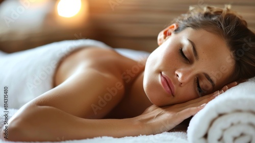 A relaxing environment where a woman is treated with a deep tissue massage by a professional therapist.