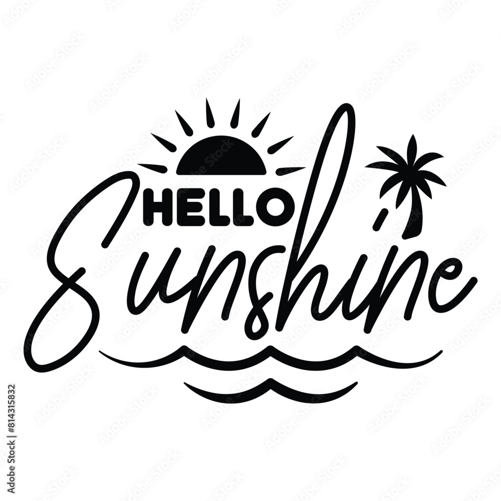 Obraz premium Summer shirt design print template