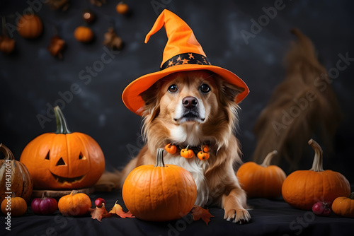 Wallpaper Mural dogs wear halloween costumes on halloween day Torontodigital.ca