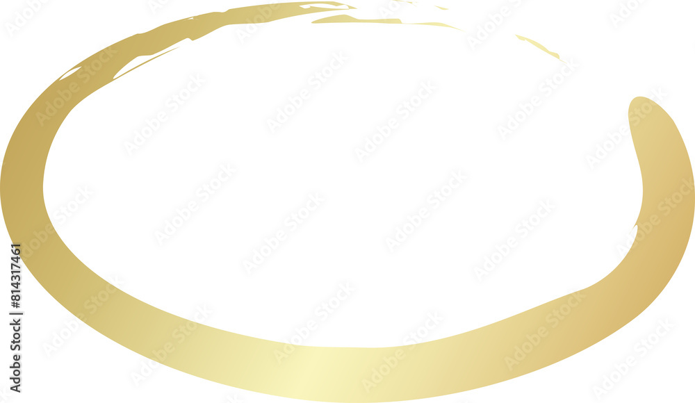 Gold oval grunge frames. Luxury design Gold oval grunge frames. Luxury design