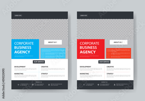 The Flyer Template is made in Adobe Illustrator format. This Template is best suitable for your Business. You can set images and change text, and color very quickly and easily.
