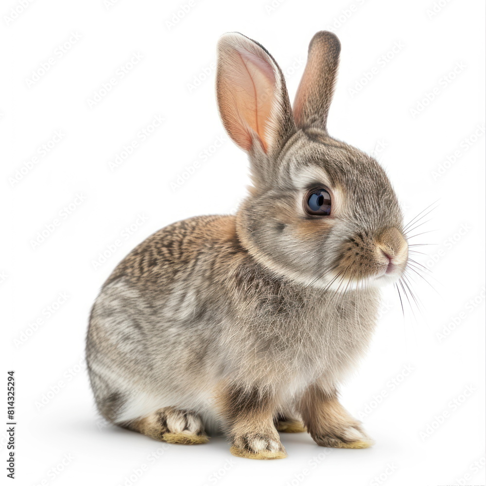rabbit on white background rabbit on white background