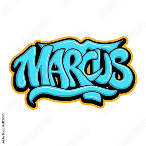 marcus graffiti lettering typography art illustration