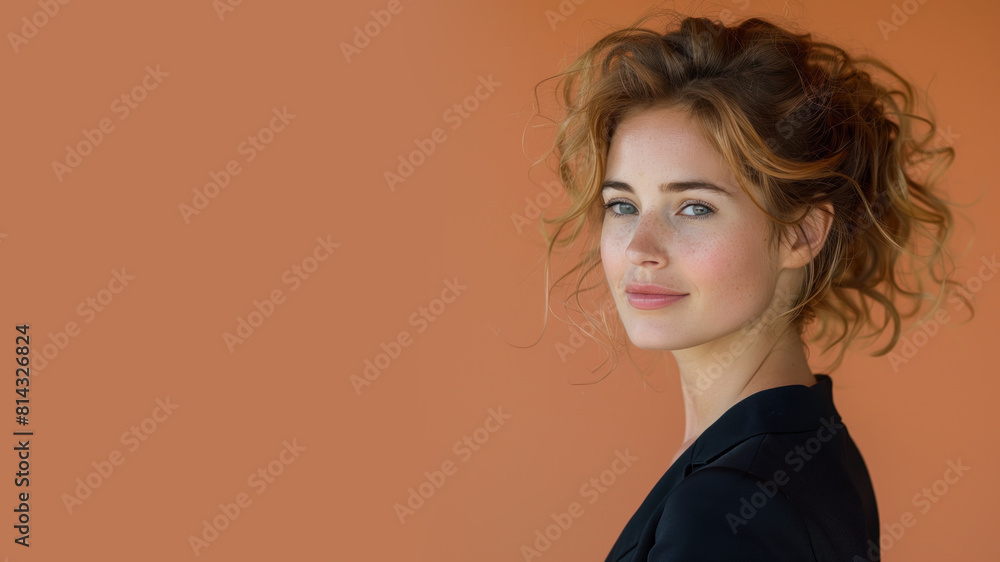 Germany business woman, secretary, sales manager in formal shirt Germany business woman, secretary, sales manager in formal shirt