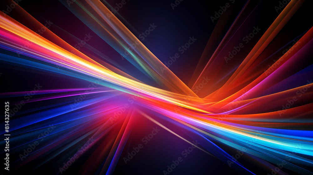 High speed light effect background with colorful energy and explosion rays High speed light effect background with colorful energy and explosion rays