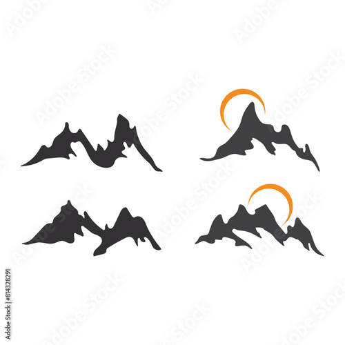High Mountain icon  Logo Business Template