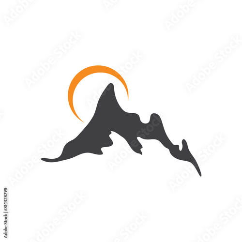 High Mountain icon  Logo Business Template