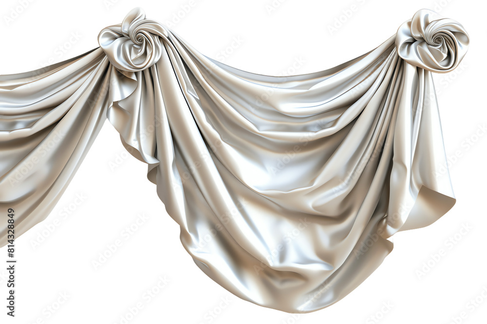 Elegant golden curtain draped over a chair, perfect for a bridal fashion shoot