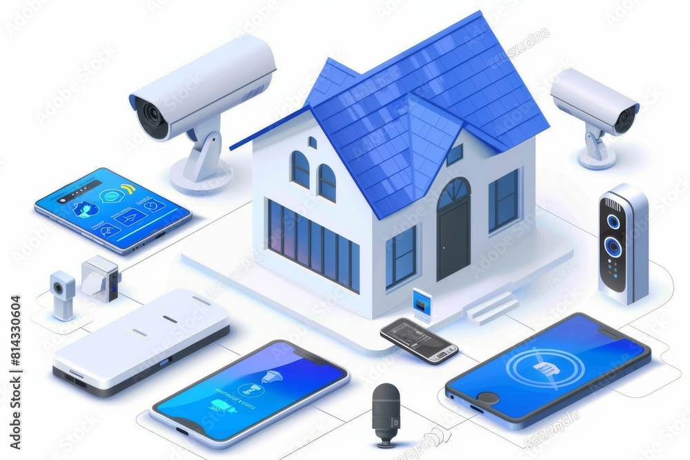 Extensive Wi-Fi reach in security systems verifies safeguard measures, integrating watchful cameras within IoT home setups for indoor pattern observation. Extensive Wi-Fi reach in security systems verifies safeguard measures, integrating watchful cameras within IoT home setups for indoor pattern observation.