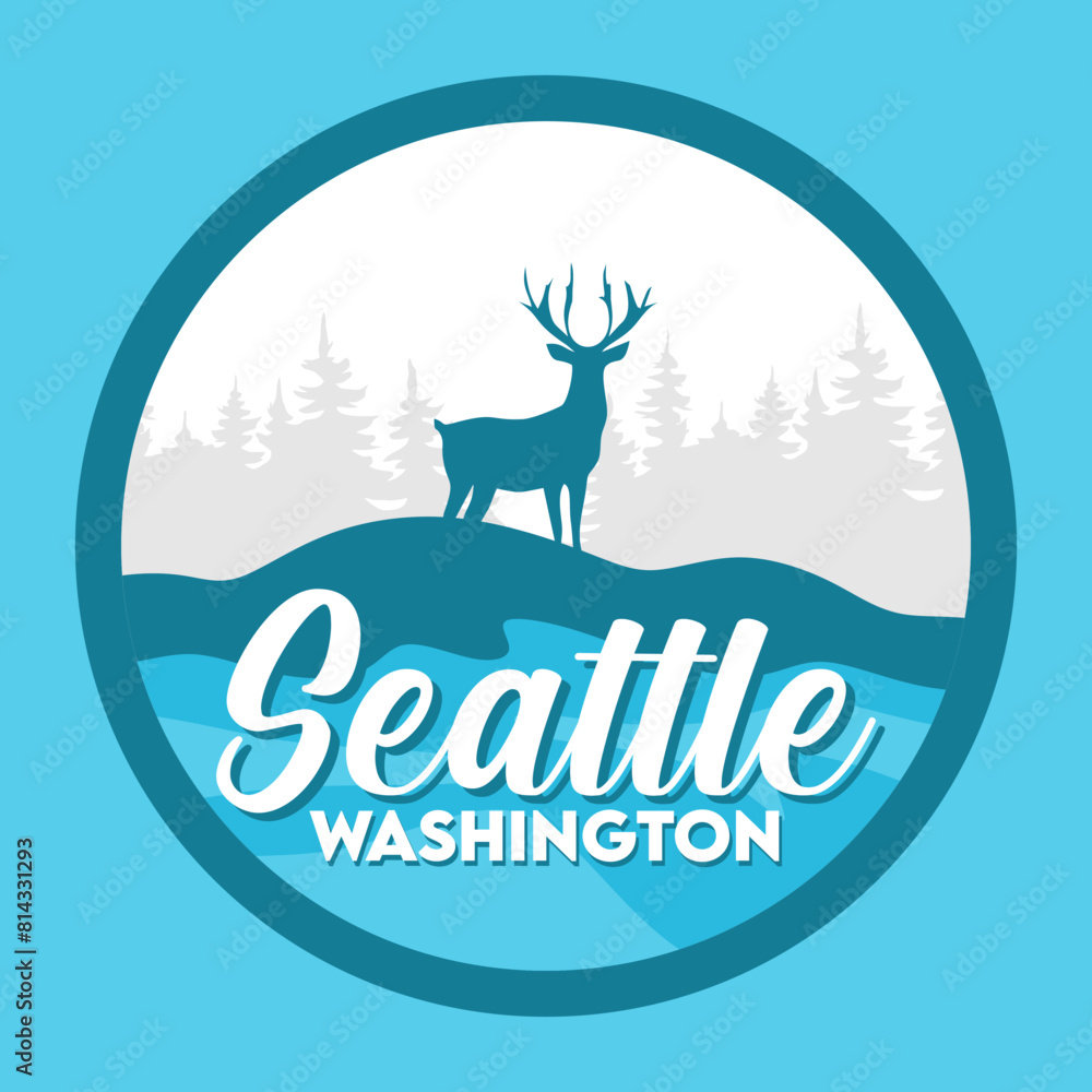 beautiful forest view in seattle washington beautiful forest view in seattle washington