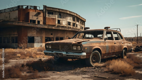 old abandoned car