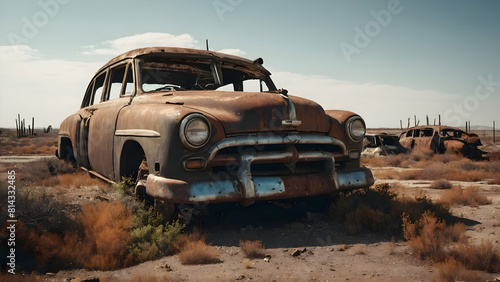 old abandoned car