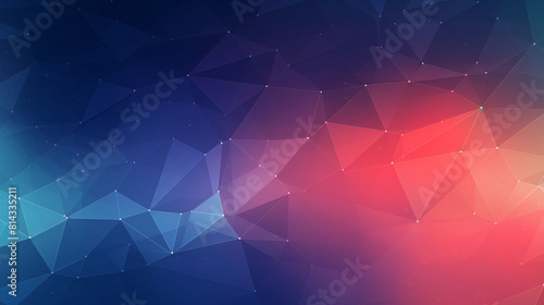 Digital technology background, dynamic waves of glowing points, gradient abstract PPT background © lin