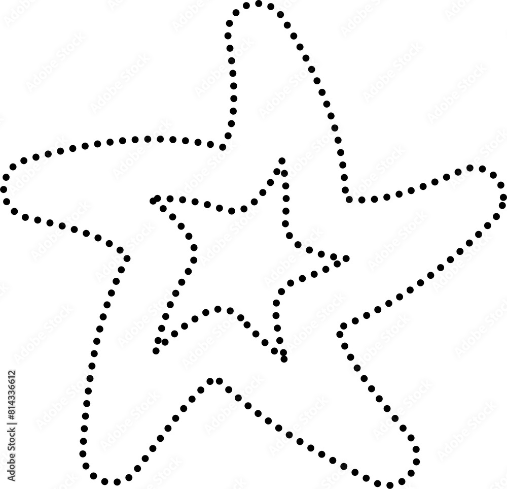 Stars shape dot line, sparkles, twinkle, burst Stars shape dot line, sparkles, twinkle, burst