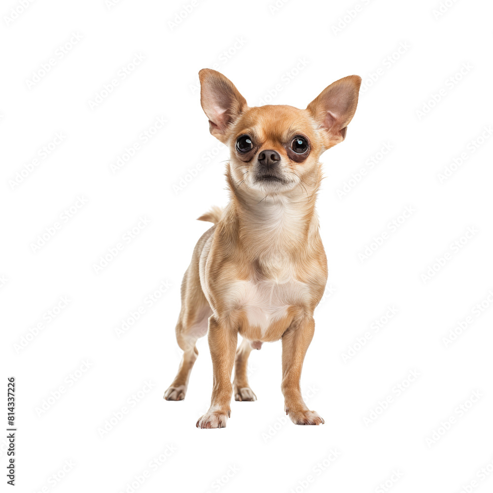chihuahua puppy isolated on white