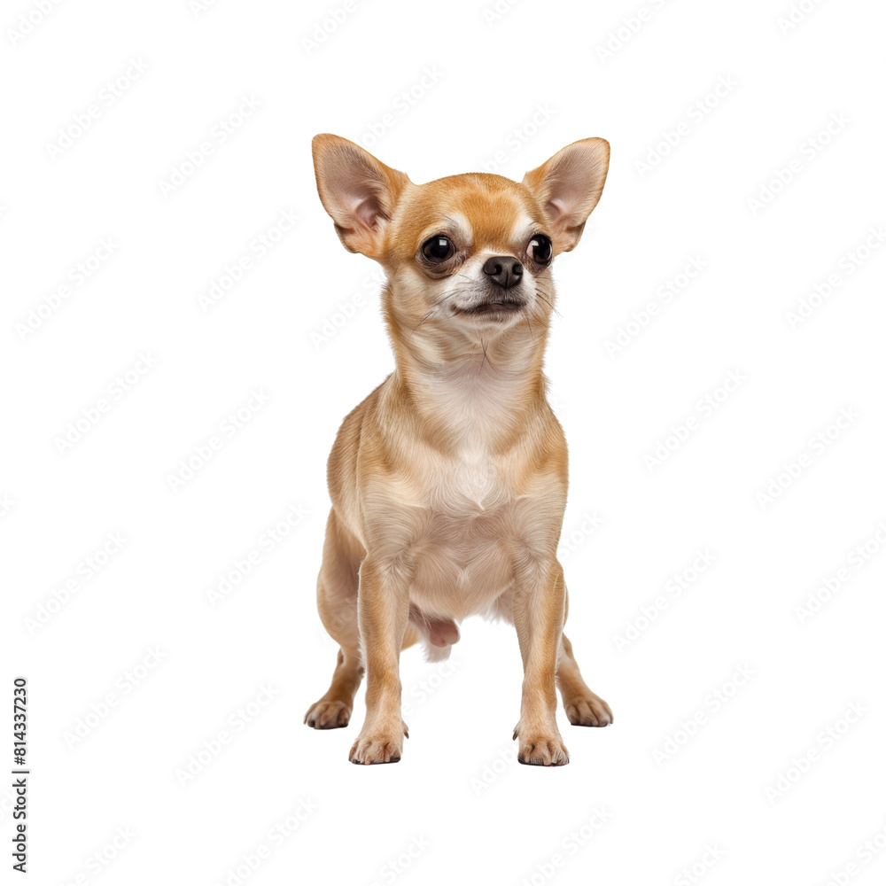 chihuahua puppy isolated on white