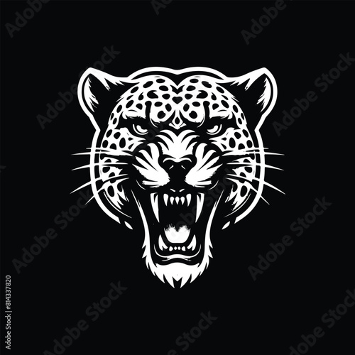 leopard vector illustration design  