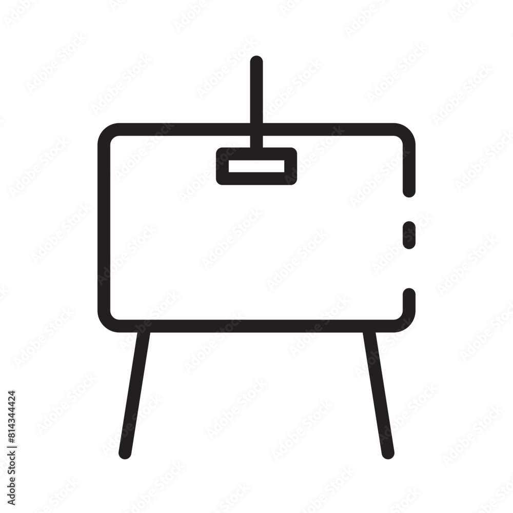 Obraz premium Activities Art Gallery Line Icon