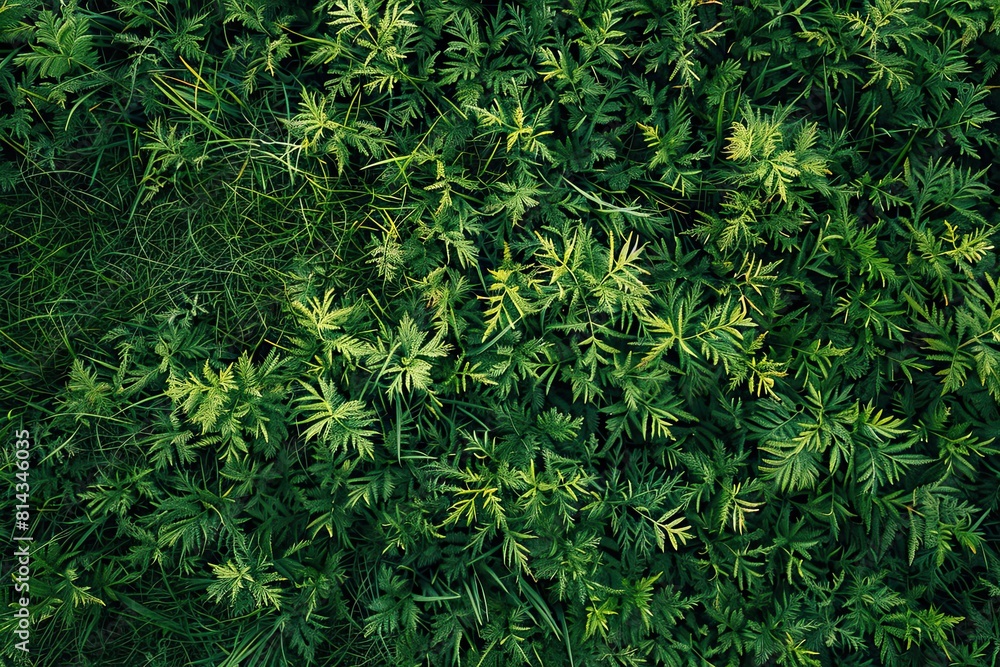 Detailed green grass lawn texture seen from above Detailed green grass lawn texture seen from above