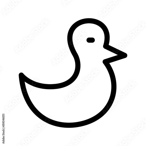Duck Icon Vector Symbol Design Illustration