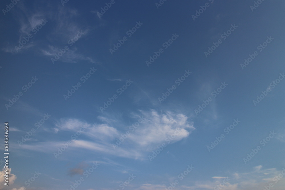Blue sky with cloud. Clearing day and Good weather in the morning. Blue sky with cloud. Clearing day and Good weather in the morning.