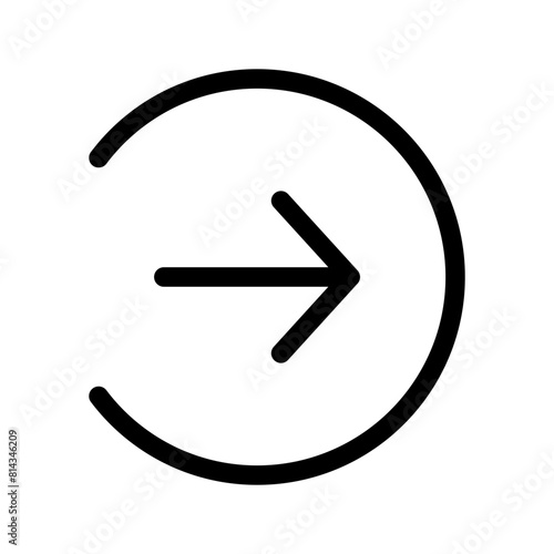 Enter Icon Vector Symbol Design Illustration