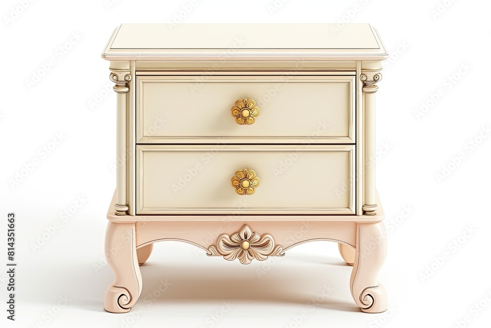 Nightstand For Kid Room Isolated on white background Nightstand For Kid Room Isolated on white background